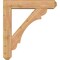 Ekena Millwork Olympic Craftsman Smooth Bracket w/ Offset Brace, Western Red Cedar, 7 1/2"W x 36"D x 40"H BKT0806X36X40OLY04SWR - alternate 3